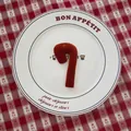 Brown velvet candy cane accessory for DIY crafts and Christmas decor 8.5cm x 4.5cm - Candy Cane-01 (Brown)