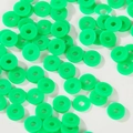 Perline piatte in argilla polimerica verde per gioielli fai da te e braccialetti - Verde