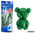 Matte hunter green magic balloons for twisting 100pcs pack and balloon bear craft - 100 Pcs/Pack / Matte Hunter Green