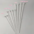 White plastic balloon sticks with cups in various lengths including 27cm to 42cm sizes - 27CM White Stick and Cup Set