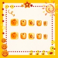 Adhesive kids toenail stickers featuring yellow ducks and smiley face cartoon designs - Duck Smiley Star And Sun (RTJ005) / 12-Piece Set