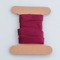 Cinta de terciopelo magenta de 1 cm en cartón para manualidades y envoltorio de regalos - Estilo de tarjeta de papel pequeña (44#) / Burdeos
