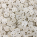 Matte Acrylperlen mit goldenem Sternenmuster für die DIY-Schmuckherstellung - 8mm (50 Stk./Packung) / Mattiert