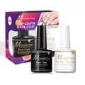 Set Misscheering de 2 piezas con base y top coat sin limpieza de 7,5ml en caja original - Juego de Capa Base y Superior (Alta Calidad)