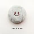 Plush tennis racket charm with cute smiling face embroidery, H: 4.5cm by W: 5cm - Tennis Ball
