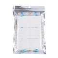 Testine di ricambio per scopino WC usa e getta con 12 tamponi in spugna bianca in busta - Ricariche al Limone (Confezione da 12)