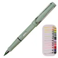 Morandi green inkless eternal pencil with ergonomic grip and u-shaped metal clip - Small Rod HB / Morandi Green
