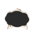 Cloud-shaped mini wooden chalkboard with easel stand for Christmas party table decor - Cloud