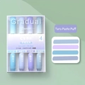 Taro Cream Puff gradient highlighter set with 4 Morandi eye-protection colors - Taro Cream Puff - Boxed