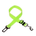 Cintura di sicurezza regolabile per cani in nylon verde fluo con fibbia in metallo - 47-70*2.5cm / Verde Erba
