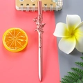 Creative rose gold sword-shaped neutral pen with ornate ancient relief on dual-tone background - Phoenix Sword - Rose Gold / 0.5mm