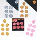 Adesivi per sigilli in ceralacca assortiti in oro e argento per pacchi regalo - Adesivo con sigillo di cera contattare il supporto