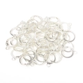 Silver lever back ear wire hooks for DIY jewelry making in bulk quantity - 13x15mm (50Pcs/Bag) / Silver