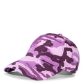 Cappellino da baseball alla moda in cotone mimetico viola con cinturino regolabile - Regolabile / Mimetico Viola