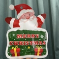 Kerstman zelfsluitende kerstcadeauzakjes met Merry Christmas tekst en feestelijke decoratie - Kerstman / 15x18cm (100 Stuks/Verpakking)