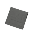 Dark gray microfiber jewelry pouch with a square flap design for ring storage - Dark Gray