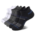 Lot de 3 paires de chaussettes de sport respirantes pour hommes en noir, gris et blanc - Taille Unique 39-47 / Multicolore