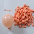 Matte orange latex balloon set for party garland and festive birthday decoration - 5 Inch Macaron Orange
