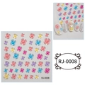 5D colorful smiley face nail art stickers stereo gem cute DIY decorative stickers sheet - Cartoon Sticker (RJ-0008) / 60X60mm