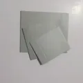 Gray rectangular PE film suspension boxes for jewelry and badge display, stacked set of three - Grey Cardboard Sleeve (No Inner Box) / 7*7*2cm