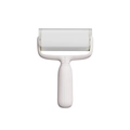 Pinkish purple double-sided pet hair remover with Y-shaped handle and dust cover - Cactus White 60 Tears / White