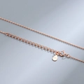 Cable Chain 16+2in / Rose Gold