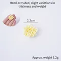 Nouilles miniatures en résine pour maison de poupée DIY, décoration diamètre 2,3cm - Gâteau de nouilles instantanées miniature fait main rond de 2,5 cm (petit)