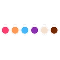 6-color set of acrylic paint strips for kids art and craft painting in variant B style - 5ml 6 Colors Style B Single Strip