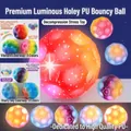 Starry sky high-elastic PU space ball with glowing effect and hollow hole design - Glowing Starry Sky 6-Color