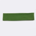 Breathable green cotton sports headband for running and outdoor sweat absorption - Grass Green