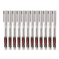 Set mit 12 metallischen Bastelmarkern in Silber-Finish für DIY-Kunst und Schreibwaren - 1 Stück (12 Stück/Box) / Silber