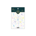 3D embossed nail art sticker TS-1598 featuring pastel zodiac signs and unicorns - Star Shifting - Macaron Flat (TS-1598)