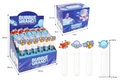 Set of 24 space themed bubble sticks featuring rockets and planets for kids outdoor fun - Space Astronaut Bubble Wand (Box of 24)