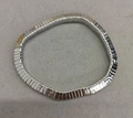 Pulsera Elástica de Módulo Cuadrado / Plateado
