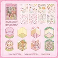DIY 3D dream world sticker set with cute rabbits and bears in a grid layout display - Sweet Dream World Collection