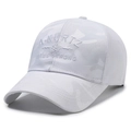 Cappellino da baseball bianco con motivo mimetico e ricamo 3D A-KURTZ - Regolabile / Bianco