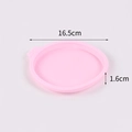 Roze siliconen cakevorm rond met 16,5 cm diameter voor het bakken van regenboogmousse - 6 Inch / Roze