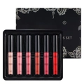 Set Julystar de 6 brillos de labios mate aterciopelados con labiales líquidos resistentes - Juego de 6 Piezas