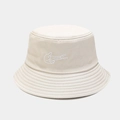 Bob en coton crème avec broderie geste de pistolet 'PEW PEW!' style streetwear - M (56-58cm) / Beige