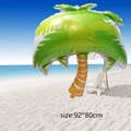 Tropical coconut tree foil balloon 92x80cm for summer beach party decorations - Single Coconut Tree