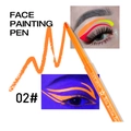 Crayon de maquillage visage orange fluorescent UV 02 pour eye-liner et effets corps - N°02