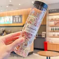 Jar of 300 colorful elastic hair bands for girls in macaron spring colors - Colorful Plain Canned (300Pcs)