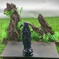 Diepblauwe Maagd Maria standbeeld gesneden uit lapis lazuli halfedelsteen, 10cm - Blauwe sodaliet