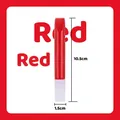 Red 3D printing popcorn pen for DIY crafts with 10.5cm length and 1.5cm width - 10 ml / Red