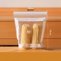 Sacchetti per alimenti con doppia chiusura, misura media 18x20cm, confezione da 25 - Doppia Cerniera Ispessita / Medio 25 pezzi/Scatola (18x20cm)