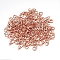 50 pieces of rose gold zinc alloy lobster clasps for DIY jewelry making accessories - Rose Gold