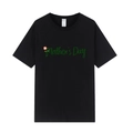 T-shirt femme noir fête des mères avec lettrage vert et petite fleur blanche décorative - XS / Noir / Mother's Day
