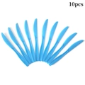 Lot de 10 couteaux en plastique bleu pour décoration de table de fête Oktoberfest - Couteaux de Table en Plastique Bleu / Bleu