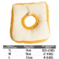 Collare a forma di girasole per animali domestici con tabella taglie per cani e gatti - S / Pane tostato
