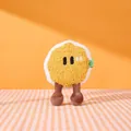 Cookie style squeaky plush cat toy with a cute biscuit design and 12x15cm size specs - 15x12cm / Cookie Style